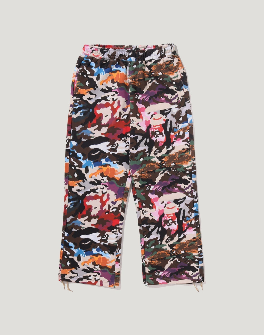 HYBRID CAMO APE FACE LOGO RELAXED FIT SWEATPANTS MENS