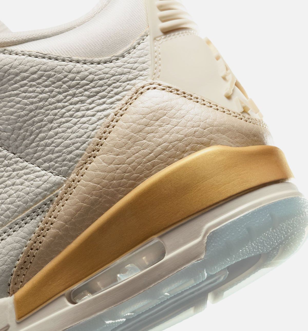 Air Jordan 3 Retro Sail and Pale Ivory Women's Shoes - Sail/Gold/Ivory