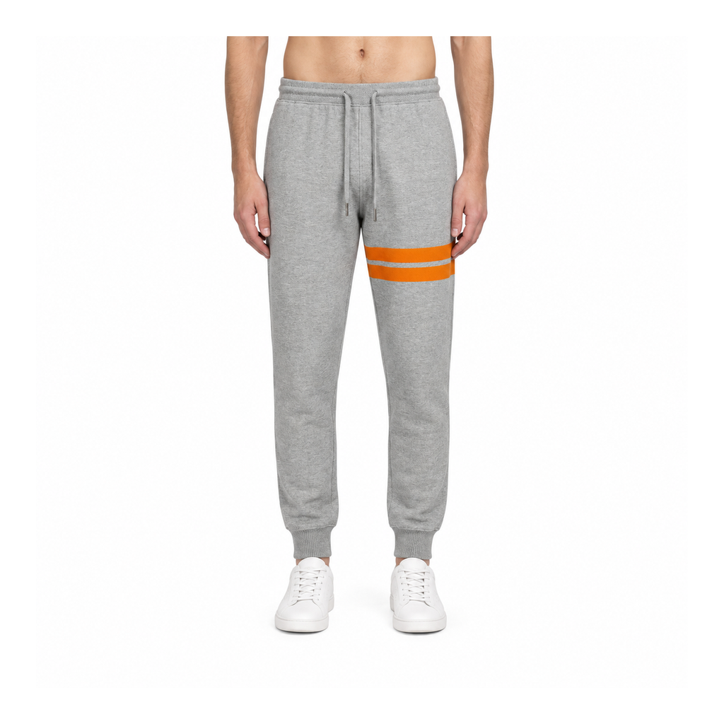 Thom Browne Style Casual Unisex Sweatpants with Signature Four-Bar Detail