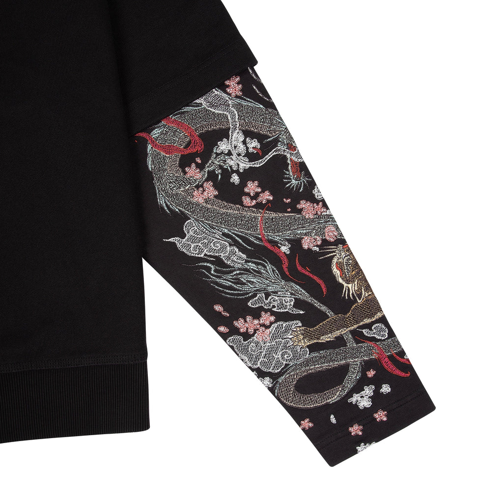 "yakuza" double sleeve Hoodie