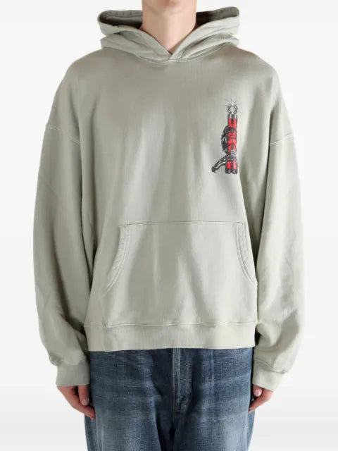 D-R-G-N graphic-print hoodie