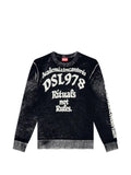 Diesel logo-print K-LAUTI sweater