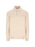 Brunello Cucinelli cashmere button-placket sweater
