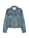 Alexander McQueen denim jacket in washed blue