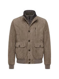 Moorer suede bomber jacket