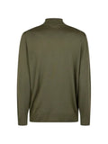Canali half-zip ribbed-trim sweater