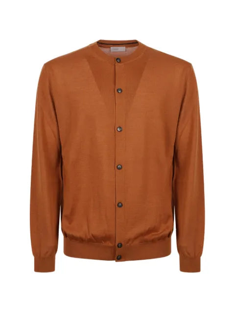 Herno fine-knit button-up cardigan