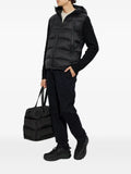 Moncler wool padded zip-up cardigan