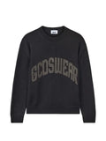 GCDS stud-embellished logo-print sweater