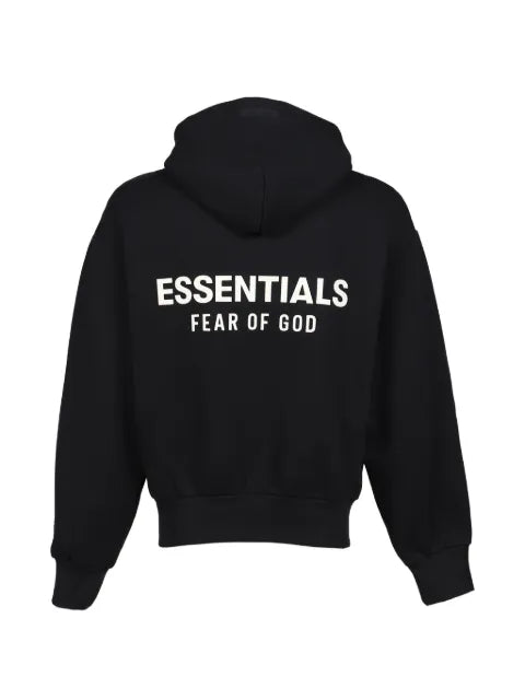 ESSENTIALS x Fear of God logo-print zip-up hoodie