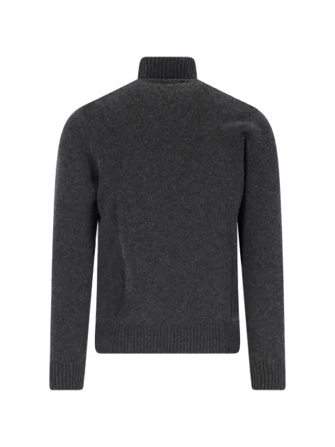 Drumohr ribbed-knit roll-neck sweater