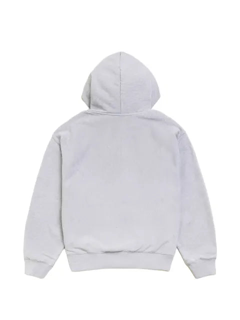 Stüssy plaid-lined zip-up hoodie