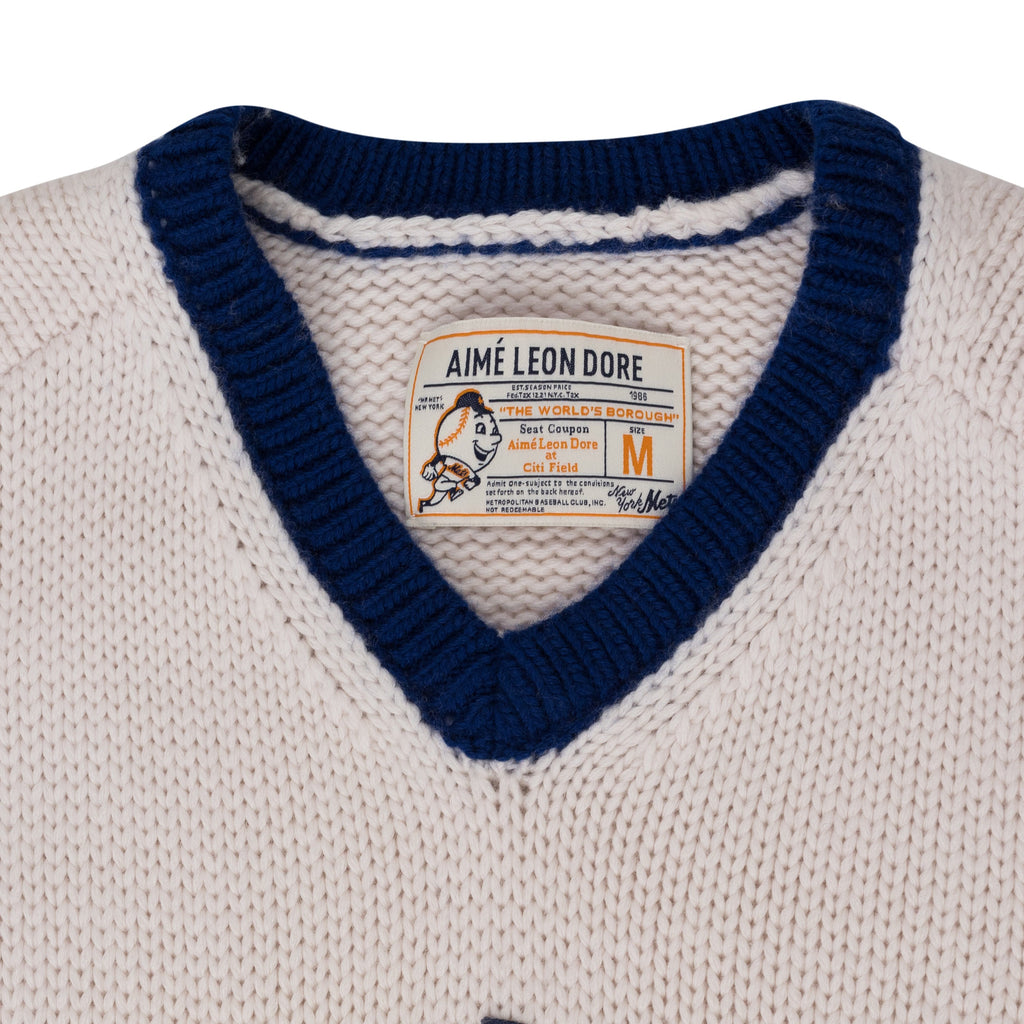 Pristine Mets V Neck Sweater