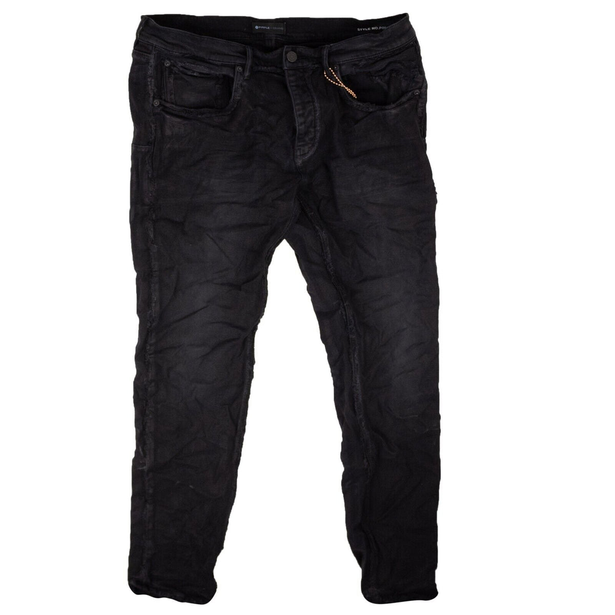Black Inside Out Frayed Skinny Jeans