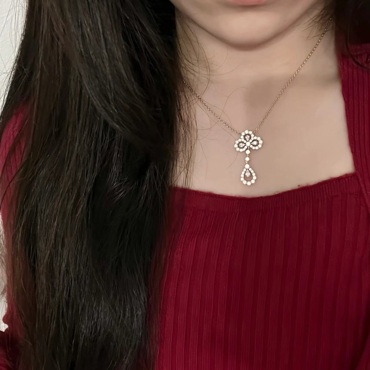 Harry Winston Style Sunflower Necklace
