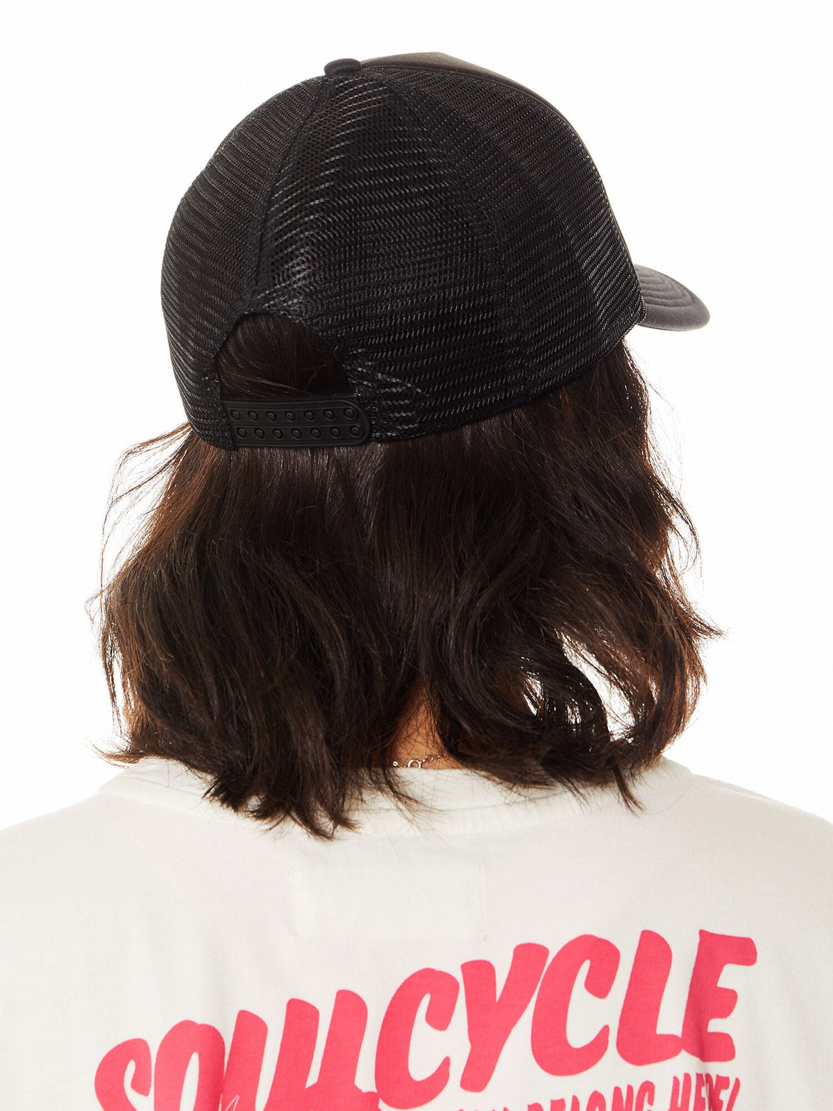 BLACK TRUCKER HAT