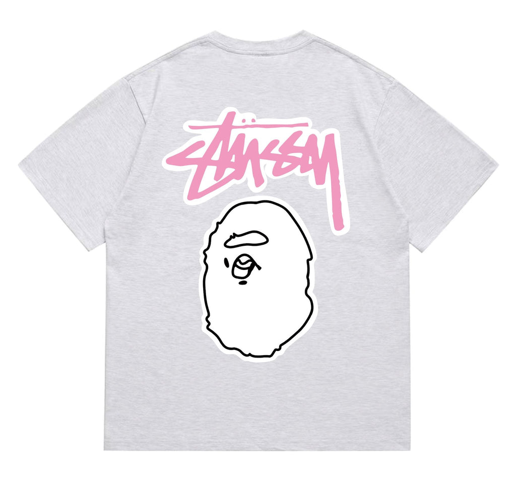 BAPE Light Face Graffiti Wordmark T-Shirt