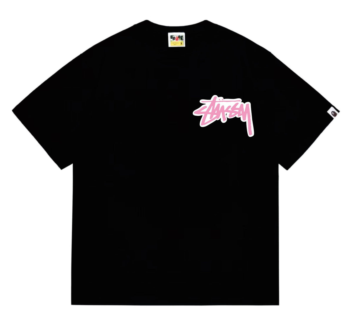 BAPE Light Face Graffiti Wordmark T-Shirt