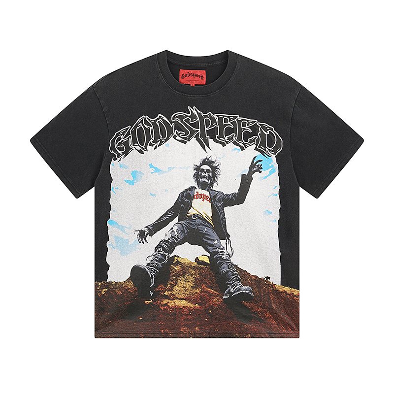 Godspeed Washed Rock Graphic T-Shirt