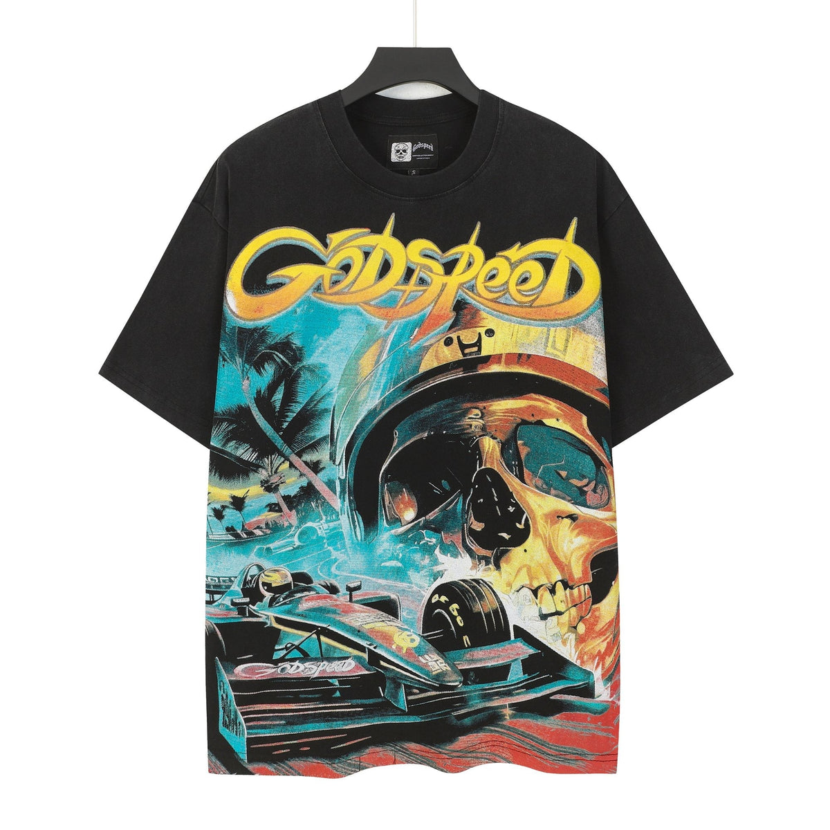Godspeed Racing Skull Graphic T-Shirt
