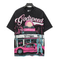 Godspeed Washed Black Rock Graphic T-Shirt