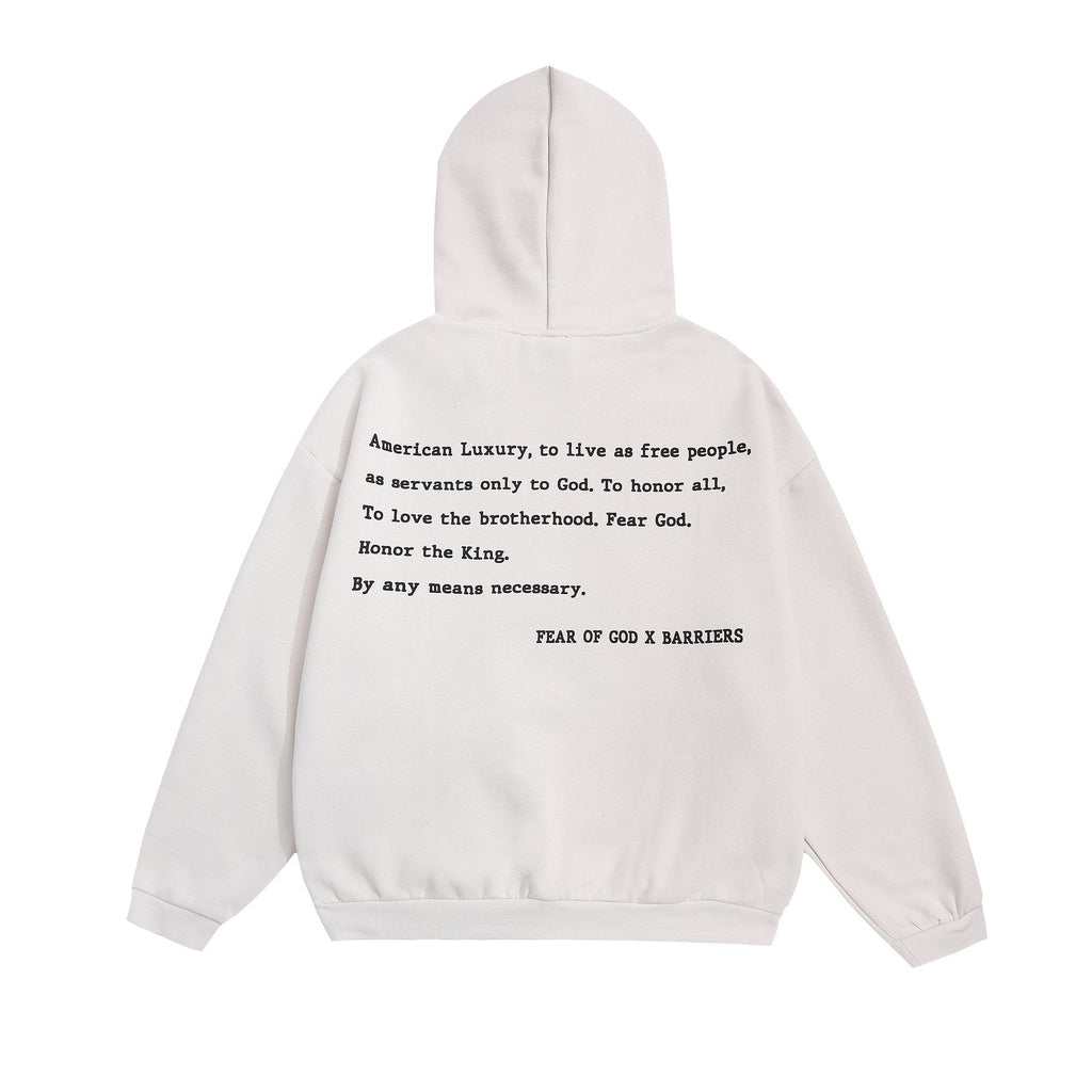 Fear of God Barriers Graphic Pullover Hoodie