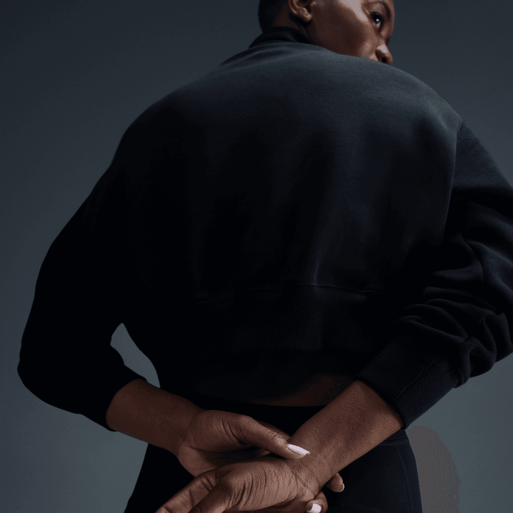 Wmns Nike Sportswear Phoenix Fleece 1/2-Zip Cropped Sweatshirt