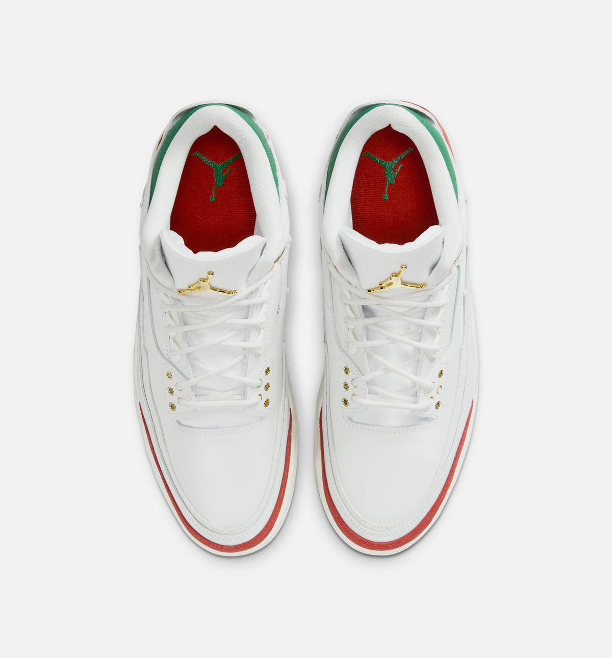Air Jordan 3 Retro El Vuelo – Men's Lifestyle Shoe | Summit White/Pine Green/Dragon Red/Metallic Gold