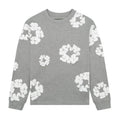 Denim Tears Long Sleeve Cotton Wreath T-shirt Grey