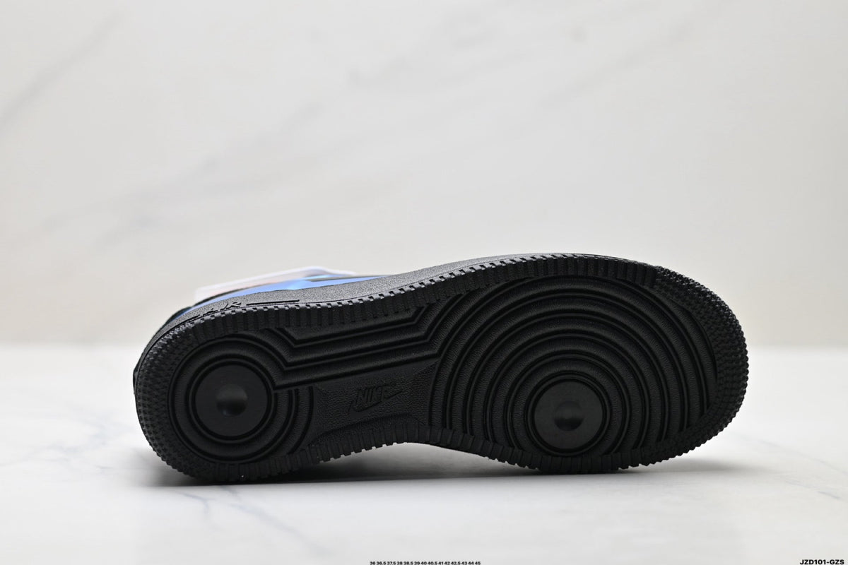 Nike Air Force 1 Low Royal Blue Black Unisex Sneakers Style 08