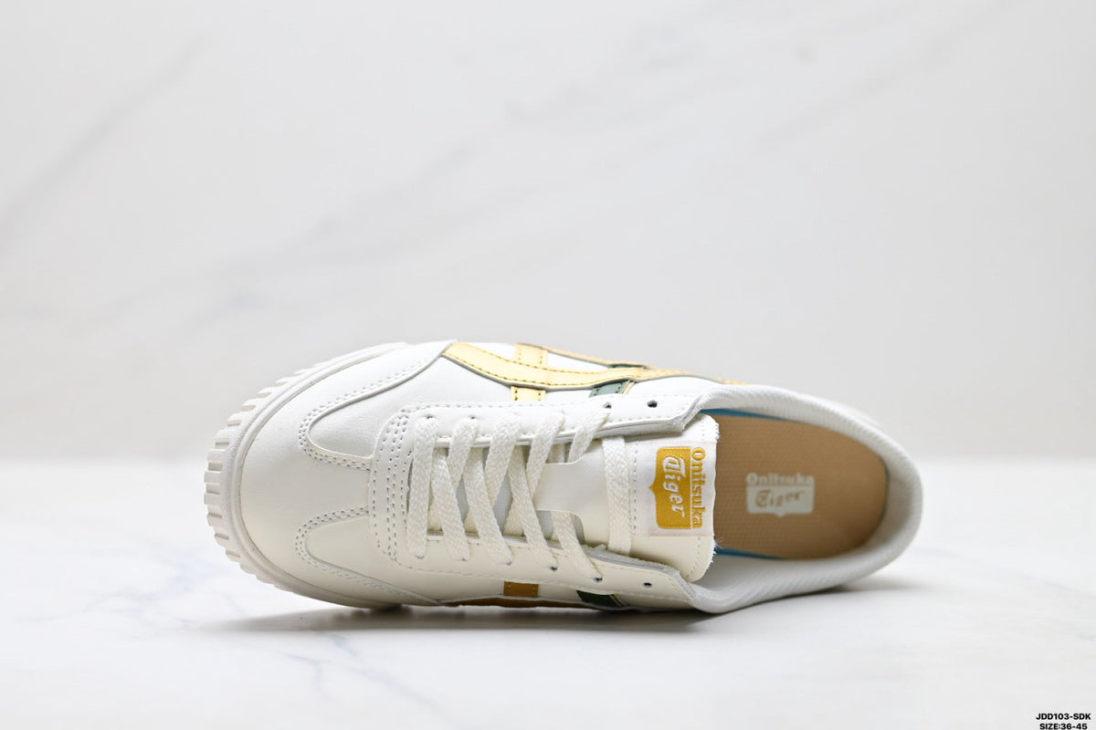 Onitsuka Tiger Retro Sabot Cream Gold Olive Unisex Shoes
