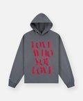 Paper Planes Love Who You Love Hoodie 'Washed Black'