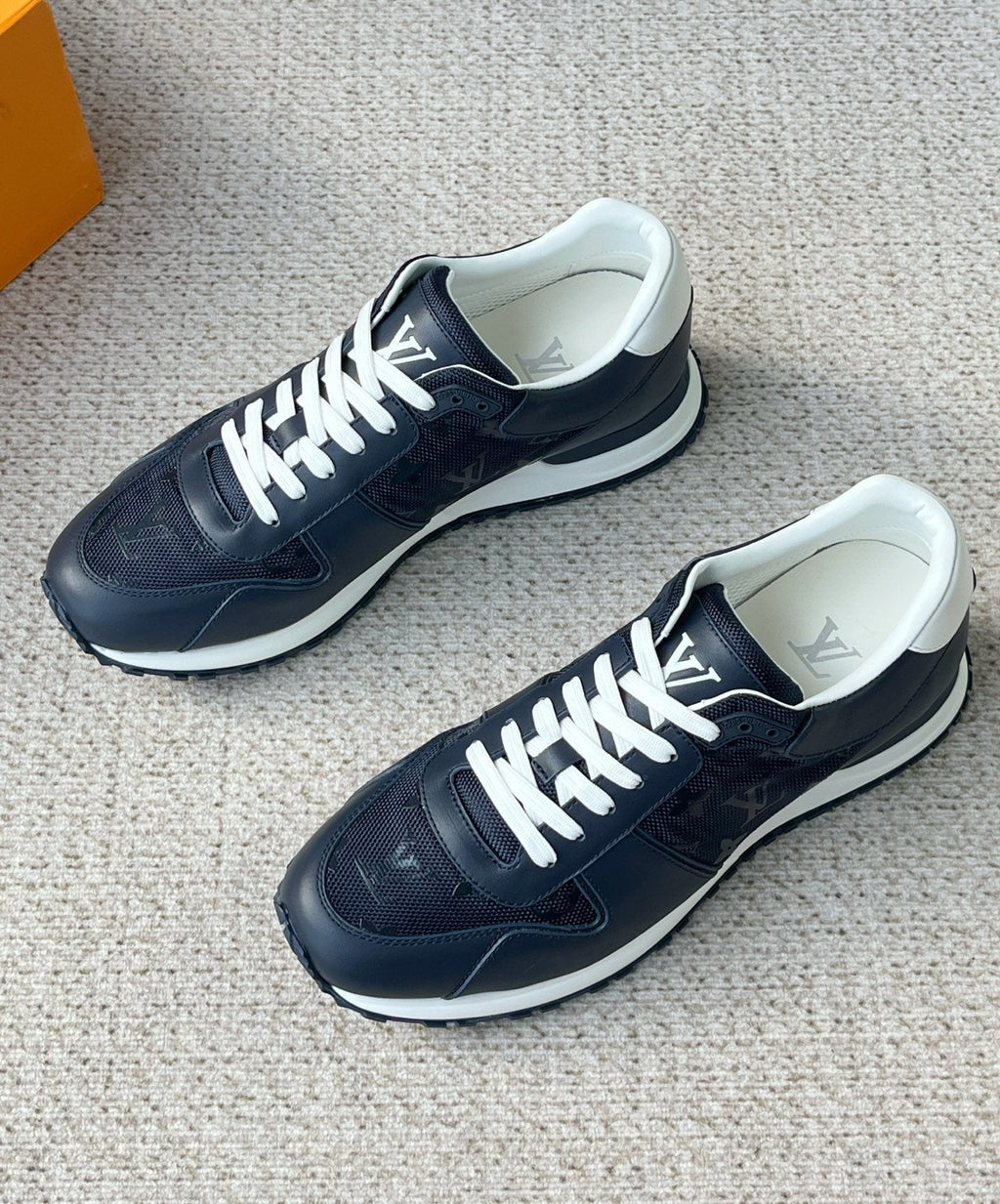Louis Vuitton Monogram Panel Low-Top Sneakers
